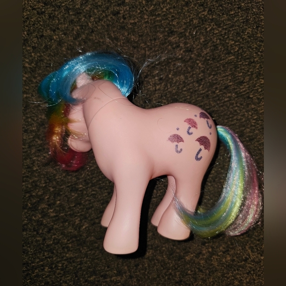 Vintage My Little Pony G1 Parasol 1983 Umbrella Cutie Marks Hasbro - Picture 5 of 5